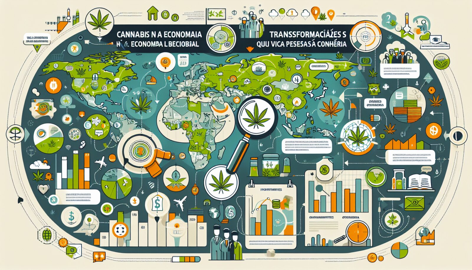 Imagem gerada por IA para ilustrar o conteúdo da Revista Ganja.