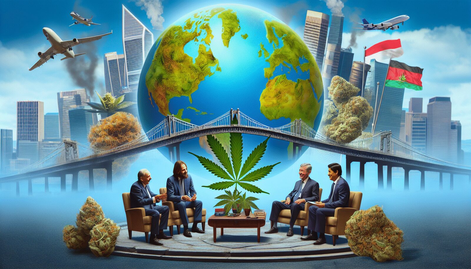 Imagem gerada por IA para ilustrar o conteúdo da Revista Ganja.