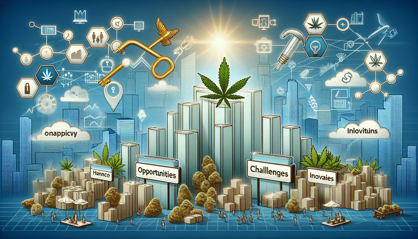 Imagem gerada por IA para ilustrar o conteúdo da Revista Ganja.