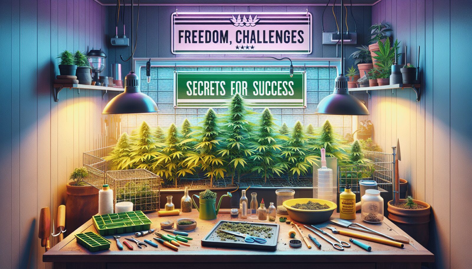 Imagem gerada por IA para ilustrar o conteúdo da Revista Ganja.