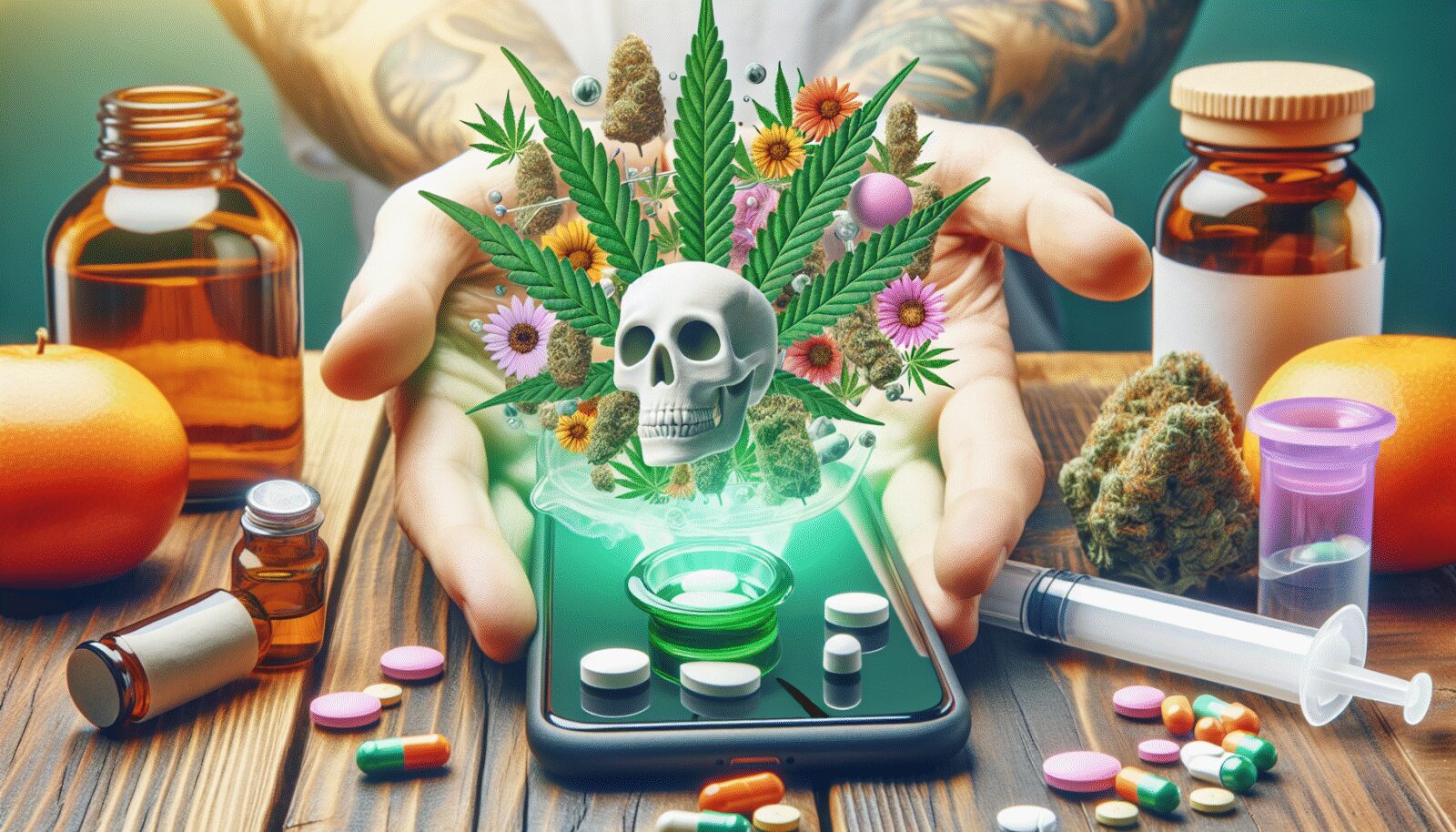 Imagem gerada por IA para ilustrar o conteúdo da Revista Ganja.