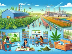 Imagem gerada por IA para ilustrar o conteúdo da Revista Ganja.