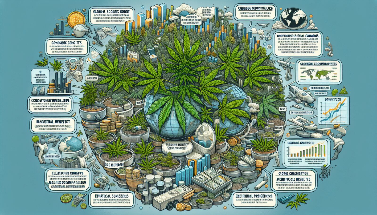 Imagem gerada por IA para ilustrar o conteúdo da Revista Ganja.